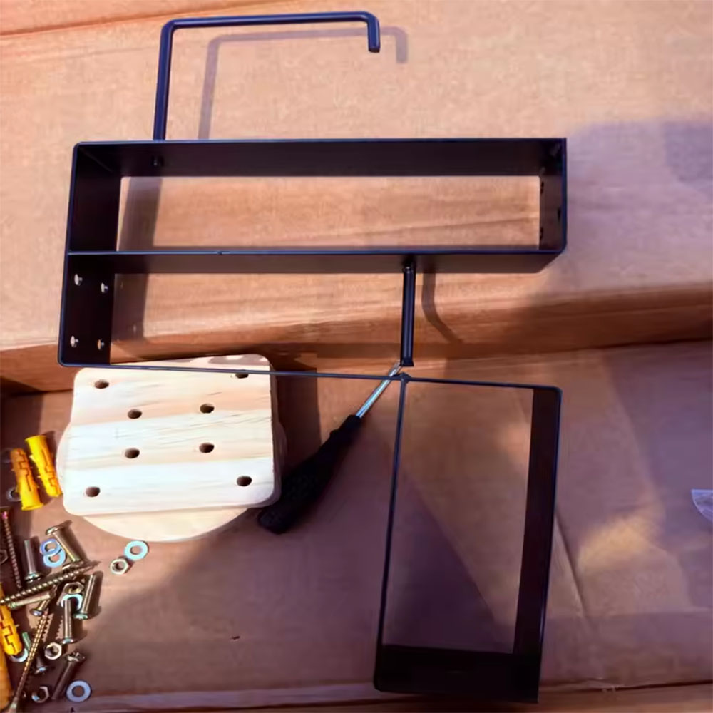 Sports Equipment Organizer Rack - Supporto da parete in legno per
