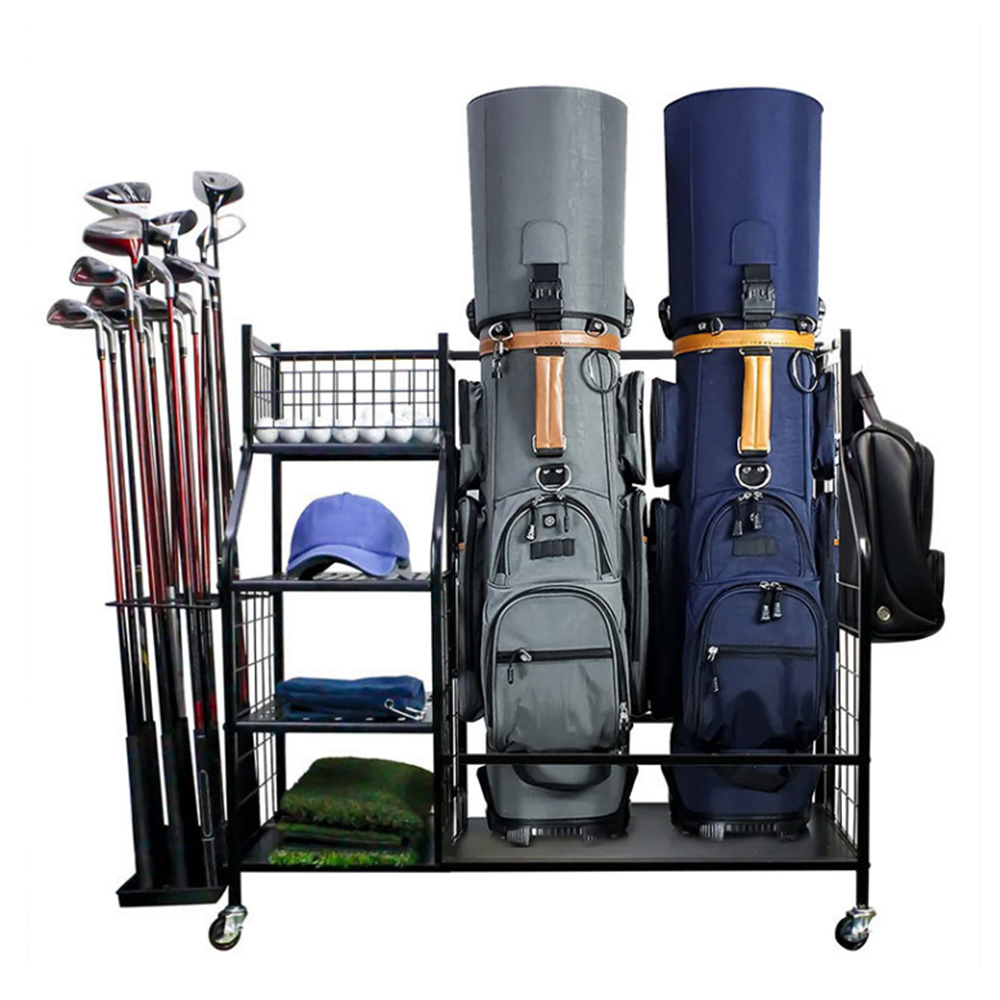 Sports Equipment Organizer Rack - Portaoggetti per sacca da golf, portaoggetti