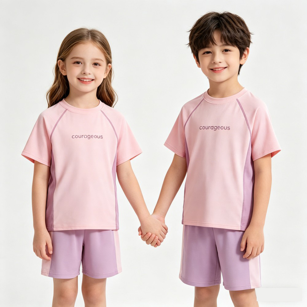 Sports Equipment For Boys - Completo Sportivo Estivo in Seta Ghiacciata