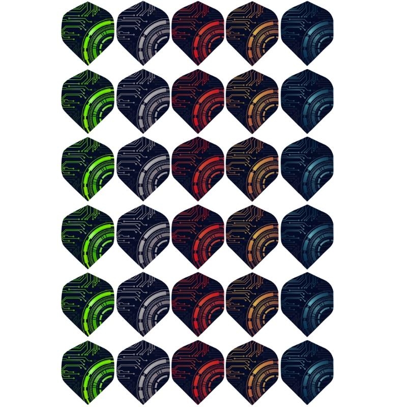 30pcs/pacco Flight Fiather Win - Sports Equipment In Flight recensione e prezzo